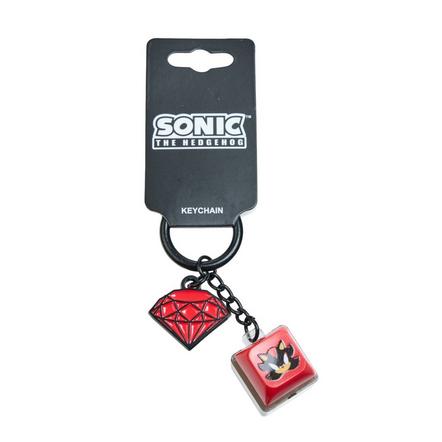 Sonic the Hedgehog Shadow Keycap Clicker Fidget Keychain Exclusivité Games Zone